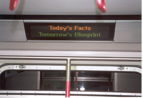 The displays at MTR Q board (1)