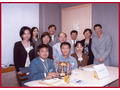 The winning team of the Putonghua Competition in 2001.