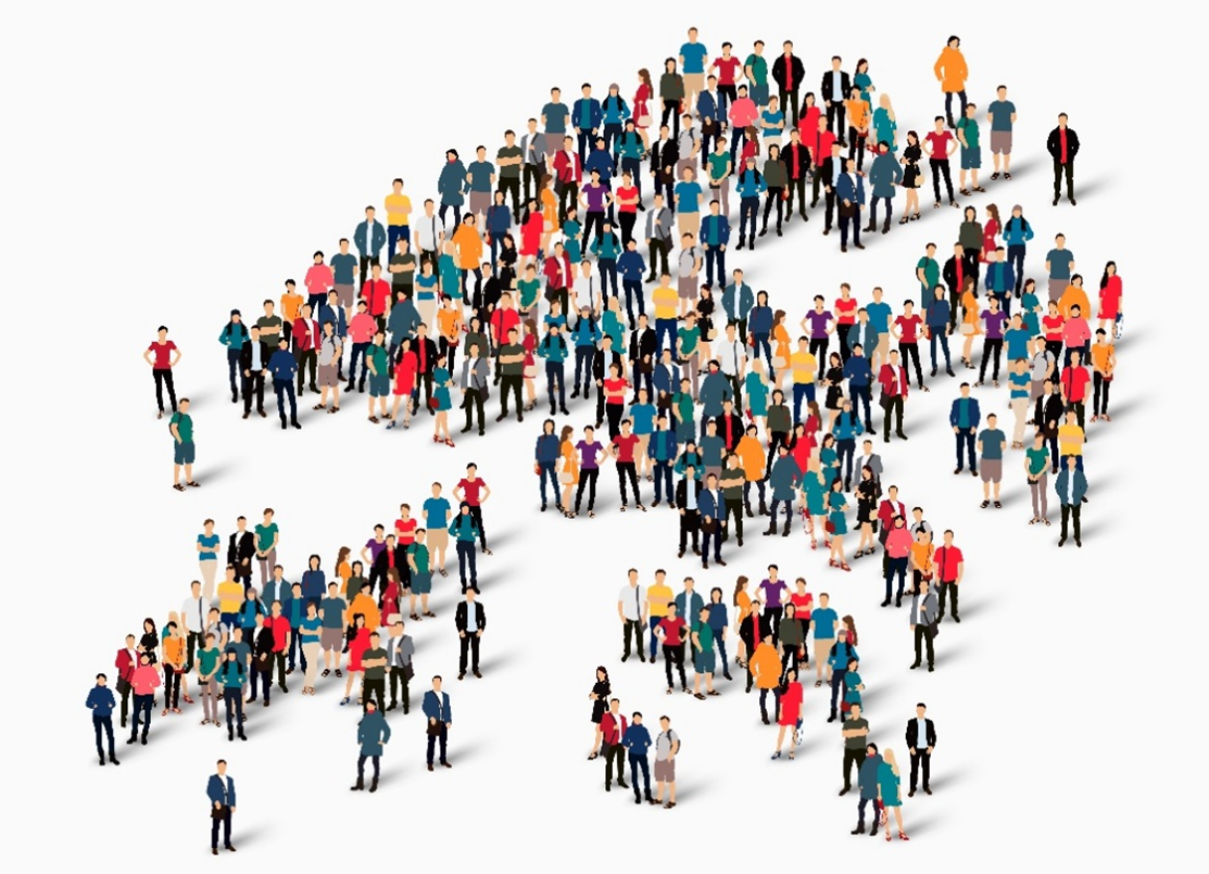 各地區的人口概況