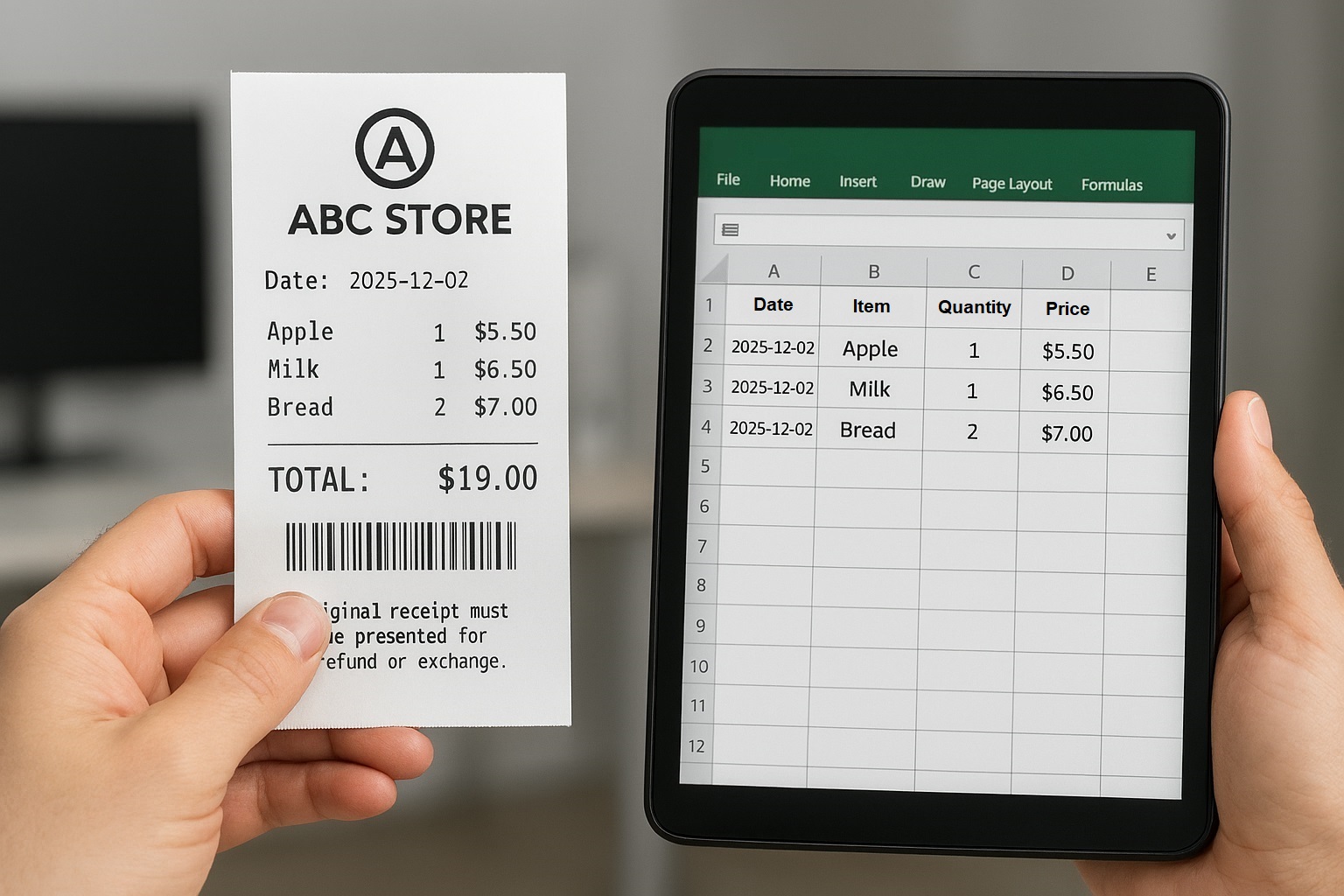 Leveraging AI to Enhance Receipt Processing in the Household Expenditure Survey