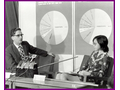 Mr D S Whitelegge, Commissioner (left), announcing the new series of Consumer Price Index in 1974.