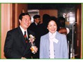 Mrs Anson Chan (right), Chief Secretary for Administration, at an event commemorating the 30<sup>th</sup> anniversary of the Department in 1997.