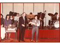 Dr. C C Greenfield, Commissioner, at the Social Club Annual Dinner in 1983.